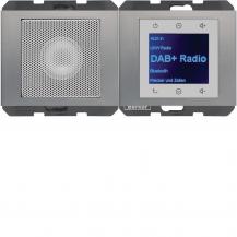 Berker 30807004 Radio mit Lautspr. DAB+, Bt.,K.x edelst.