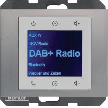 Berker 30847004 Radio DAB+, Bt., K.x edelst.