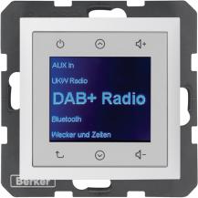 Berker 30849909 Radio DAB+, Bt., S.1/B.x pw. matt