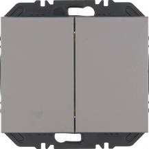Berker 24127033 Friends of Hue Tasten 2fach,K.5,alu lack