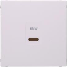 Berker 48601909 Zentralstück für USB Serie S.1, polarweiß matt