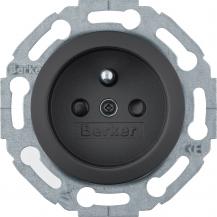 Berker MAN0101117 Steckd. Skostift BS 1930 softtouch schw.