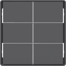 Berker 81183026 Tasten f.Tast.modul,6f,Q.x,ant
