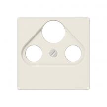 JUNG A 561 BFPLSAT Abdeckung 1fach für Universal-SAT/BK-Dosen cremeweiß 55 x 55 mm