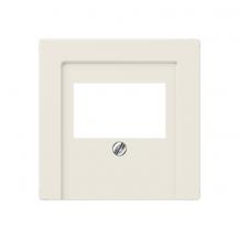 JUNG A 569 BFPLT Abdeckung 1fach für TAE-Anschlussdosen cremeweiß 55 x 55 mm