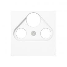 JUNG A 561 PLSAT WW Abdeckung 1fach für Universal-SAT/BK-Dosen alpinweiß 55 x 55 mm