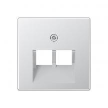 JUNG A 569-2 BFPLUA AL Abdeckung IAE/UAE-Anschlussdosen 2-fach Aluminium