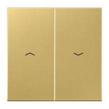 JUNG ME 2995 P C Wippe 2fach mit Pfeilsymbolen Serie LS Messing classic