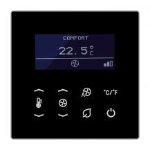 JUNG TRD LS 9248 SW KNX Raumtemperaturregler Fan-Coil, Serie LS, schwarz
