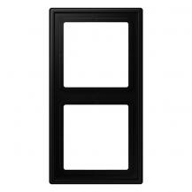 JUNG LS 982 SWM Abdeckrahmen 2fach Serie LS 990 graphitschwarz matt