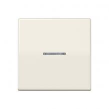 JUNG HOME Taster 1fach mit Lichtleiter, weiß (Ivory) BT AS 17101