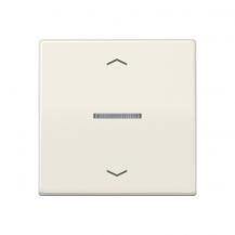 JUNG HOME BT AS 17101 P Taster 1fach, mit Pfeilsymbolen und Lichtleiter, weiß (ivory)