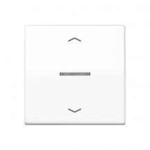 JUNG HOME BT AS 17101 P Taster 1fach, mit Pfeilsymbolen und Lichtleiter, weiß