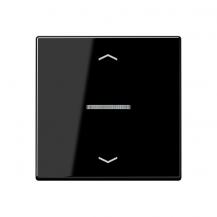 JUNG HOME BT A 17101 BF P SW Taster 1fach, mit Pfeilsymbolen und Lichtleiter, schwarz