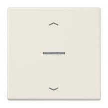 JUNG HOME Taster 1fach, mit Pfeilsymbolen, mit Lichtleiter, Duroplast, Serie LS, weiß BT LS 17101 P