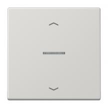 JUNG HOME BT LS 17101 P LG Taster 1fach, mit Pfeilsymbolen und Lichtleiter, lichtgrau