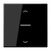 JUNG HOME BT LS 17101 P SW Taster 1fach, mit Pfeilsymbolen und Lichtleiter, schwarz