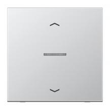 JUNG HOME Taster 1fach mit Pfeilsymbolen BT AL 17101 P Aluminium matt