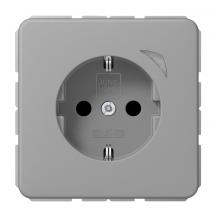 JUNG HOME Smart SCHUKO Steckdose Energy 16 A 250 V, Leistungs- und Energiemessung, Bluetooth Mesh, Serie CD, grau, BT CD 1521 SE GR