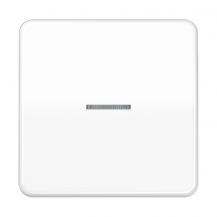 JUNG CD 590 KO5 WW Wippe 1fach mit Lichtleiter alpinweiß
