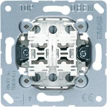 JUNG 509 U Wippschalter-Einsatz Doppel-Wechsel 10 AX 250 V