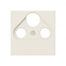 JUNG A 561 PLSAT Abdeckung 1fach für SAT-TV-FM-Dosen cremeweiß 55 x 55 mm