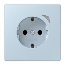 JUNG HOME Smart SCHUKO Steckdose 16 A 250 V, Safety Plus, Bluetooth Mesh, outremer clair, BT LC 1521 S 208