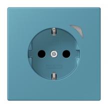 JUNG HOME Smart SCHUKO Steckdose 16 A 250 V, Safety+, Bluetooth Mesh, céruléen vif, BT LC 1521 S 212