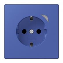 JUNG HOME Smart SCHUKO Steckdose Energy 16 A 250 V, Leistungs- und Energiemessung, Bluetooth Mesh, Serie LS, bleu outremer 31, BT LC 1521 SE 206