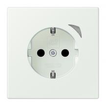 JUNG HOME Smart SCHUKO Steckdose Energy 16 A 250 V, Leistungs- und Energiemessung, Bluetooth Mesh, Safety Plus, Serie LS, outremer gris, BT LC 1521 SE 210