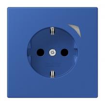 JUNG HOME Smart SCHUKO Steckdose Energy 16 A 250 V, Leistungs- und Energiemessung, Bluetooth Mesh, Safety Plus, Serie LS, bleu outremer 59, BT LC 1521 SE 253