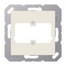 JUNG A 569-21 ACS Abdeckung 2fach für Modular-Jack Reichle + De-Massari weiß