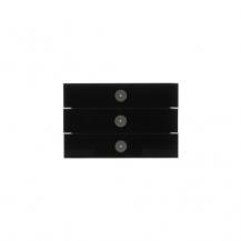 ABB 6342-825-101-500 PB/U3.3.1,priOn Bedienteil, 3-fach, schwarzglas