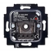 BUSCH-JAEGER 6523 U-102-500 – Busch-Dimmer® Drehdimmer 2–100 W LED 2-Draht UP