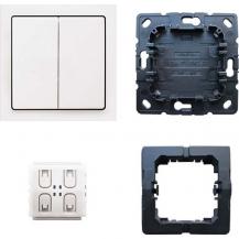 Busch-Jaeger 6716 UJ-84-500 Smart Switch Komplettset 4-fach Funk Zigbee studioweiß future® linear 2CKA006710A0011