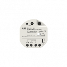 ABB SAH/U2.16.2 Schalt/Jalousie-Aktor, 2-fach/1-fach, Binäreingänge, Unterputz
