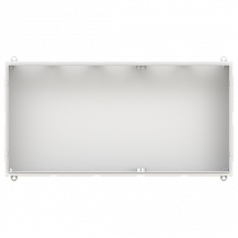 ABB STRIEBEL & JOHN TG504GB TwinLine N 55 Basisschrank B1300/ H650 / T225 mm, ohne Tür Schutzklasse I, IP30, RAL 7035