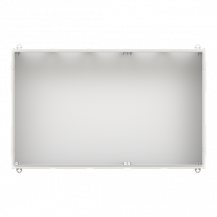 ABB STRIEBEL & JOHN TL505GB TwinLine N 55 Basisschrank B1300/ H800 / T275 mm, ohne Tür Schutzklasse I, IP30, RAL 7035