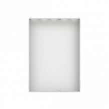 ABB STRIEBEL & JOHN TL512SB TwinLineN 55 Basisschrank B1300/ H1850/ T275 mm, ohne Tür Schutzklasse II, IP30, RAL 7035