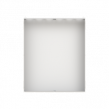 ABB STRIEBEL & JOHN TW612GB TwinLineN 55 Basisschrank B1550/ H1850/ T350 mm, ohne Tür Schutzklasse I, IP30, RAL 7035