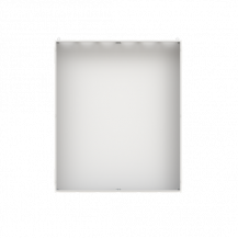 ABB STRIEBEL & JOHN TW612SB TwinLineN 55 Basisschrank B1550/ H1850/ T350 mm, ohne Tür Schutzklasse II, IP30, RAL 7035