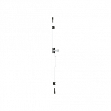 ABB STRIEBEL & JOHN TZ205 Stangenverschluss Inkl. Schlosskörper, 5RE=750 mm Ersatzteil für TwinLine-Schrankserie