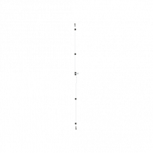 ABB STRIEBEL & JOHN TZ212 Stangenverschluss Inkl. Schlosskörper, 12RE=1800 mm Ersatzteil für TwinLine-Schrankserie