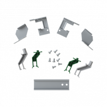 ABB STRIEBEL & JOHN TZ634 Montageset Zählerfelder Comfortline zum Einbau in Standschränke / Wandschränke TwinLine / TriLine