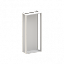 ABB STRIEBEL & JOHN TX312GB TwinLine Basisschrank ohne Tür B800/ H1850/ T400 mm Schutzklasse I, bis IP55, RAL 7035