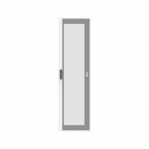 ABB STRIEBEL & JOHN RZT412RA Transparente Tür 4FB/12RE Re, montiert am Schrank, Zubehör TriLine Schrankserie