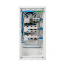 ABB STRIEBEL & JOHN UKB4DOK10D UK-Komplettverteiler mit SPD T2, HLAK, 2xFI 40/0,03A, 9xLS B16, 3p LS B20 4-reihig