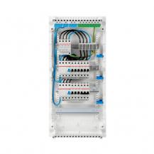 ABB STRIEBEL & JOHN AKB4DOK10D AP-Komplettverteiler mit SPD T2, HLAK, 2xFI 40/0,03A, 9xLS B16, 3p LS B20 4-reihig