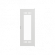 ABB STRIEBEL & JOHN AZT650W AK600 Tür 5R, wifi mit Lüftungsöffnungen, und Kunststoffeinsatz