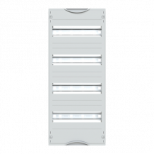 ABB STRIEBEL & JOHN 1V0A Reiheneinbaugeräte-Modul, Reihenabstand 125mm, 4RE/BH0, 1FB Modul montiert auf EDF-Profil